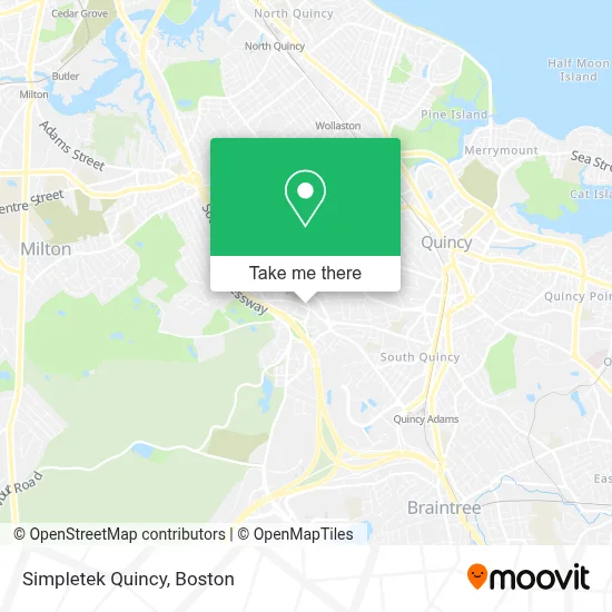 Simpletek Quincy map