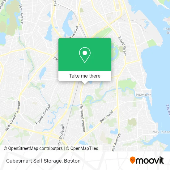 Cubesmart Self Storage map