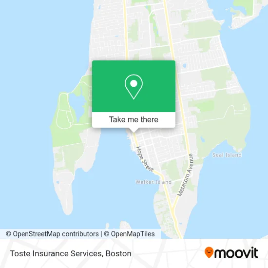 Toste Insurance Services map