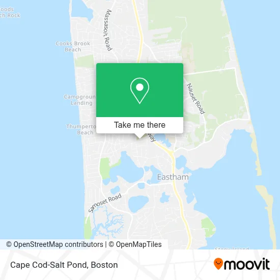 Cape Cod-Salt Pond map