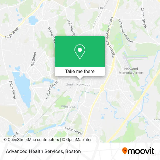 Advanced Health Services map
