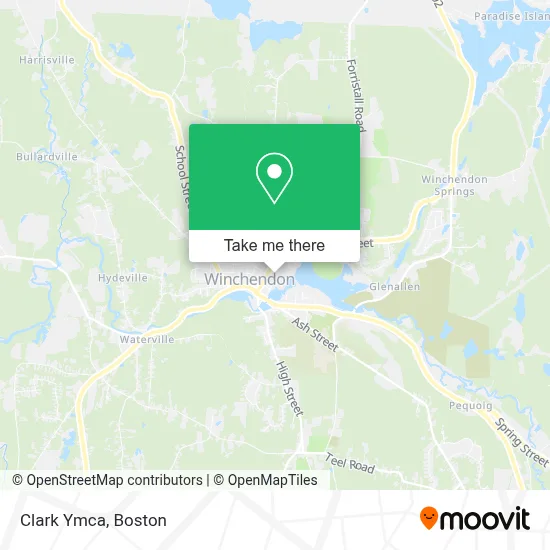 Clark Ymca map