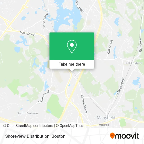 Shoreview Distribution map
