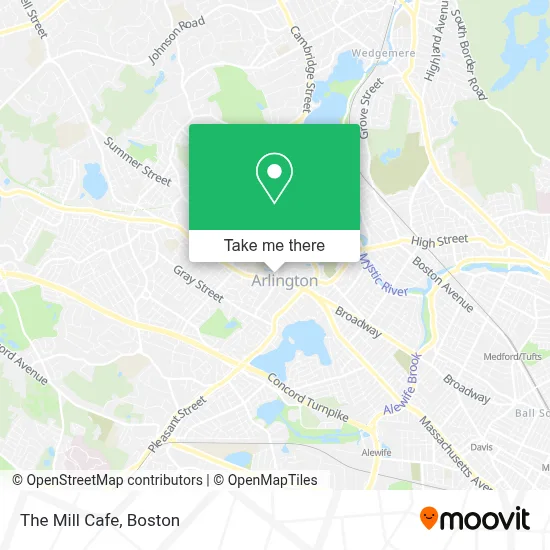 The Mill Cafe map
