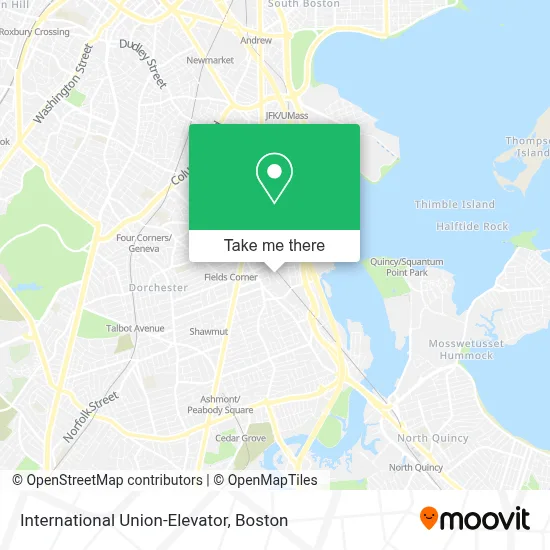 International Union-Elevator map