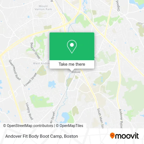 Andover Fit Body Boot Camp map