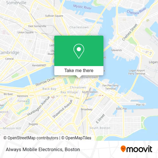 Always Mobile Electronics map