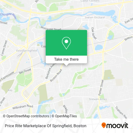 Price Rite Marketplace Of Springfield map