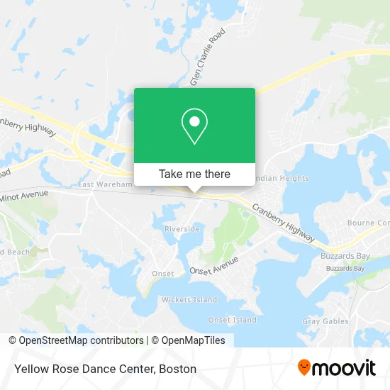 Yellow Rose Dance Center map