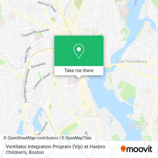 Ventilator Integration Program (Vip) at Hasbro Children's map