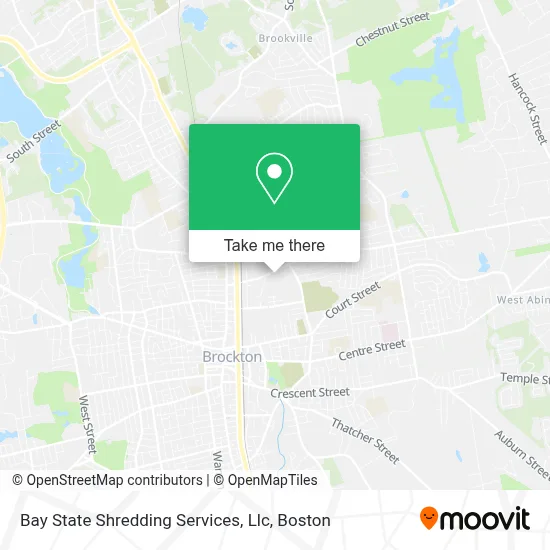 Bay State Shredding Services, Llc map