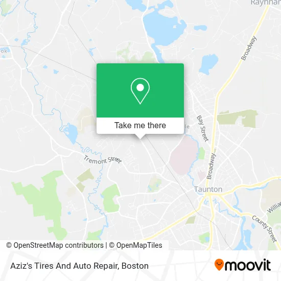 Aziz's Tires And Auto Repair map