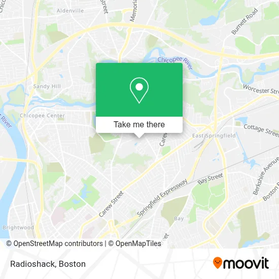 Radioshack map