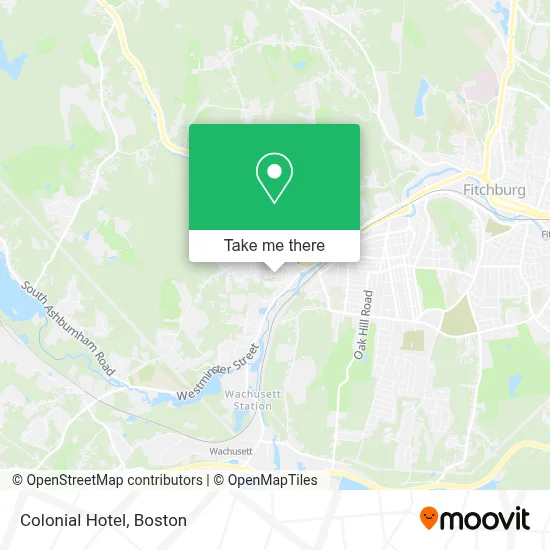 Colonial Hotel map