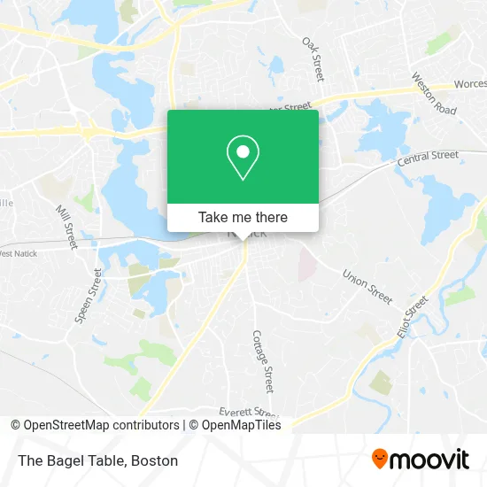 The Bagel Table map