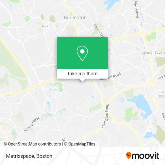 Matrixspace map