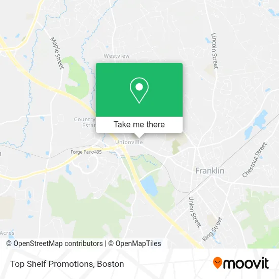 Top Shelf Promotions map