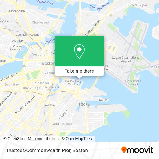 Trustees-Commonwealth Pier map