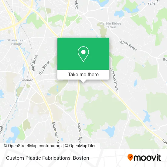 Custom Plastic Fabrications map