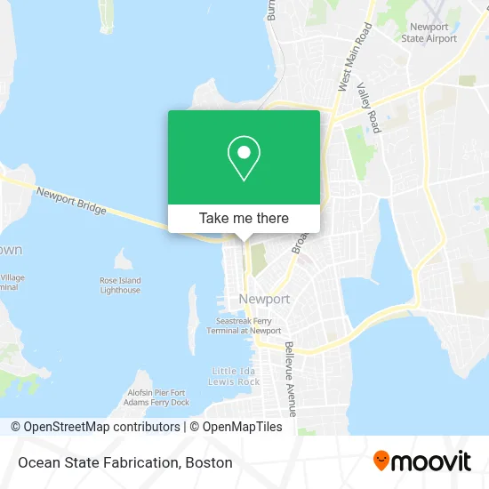 Ocean State Fabrication map