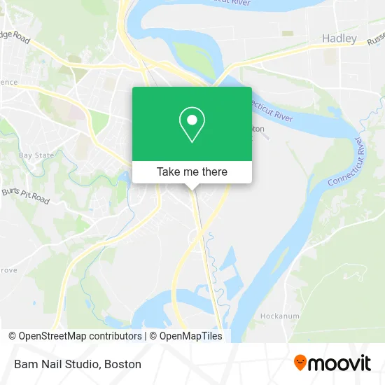 Bam Nail Studio map