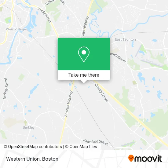 Western Union map