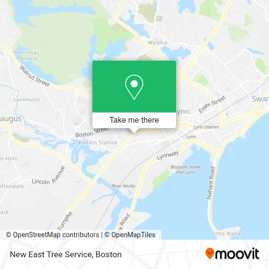 New East Tree Service map