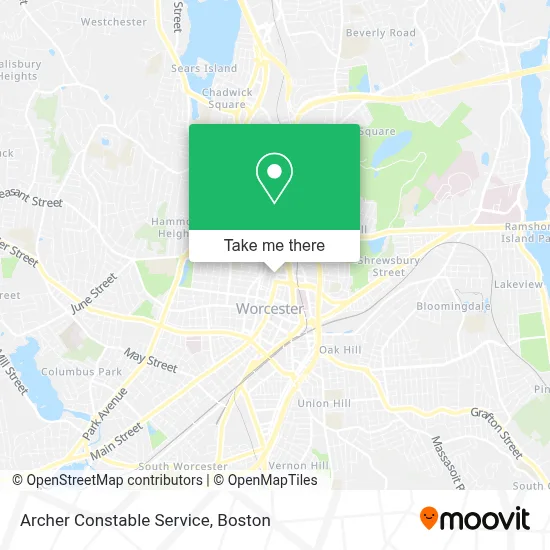 Archer Constable Service map