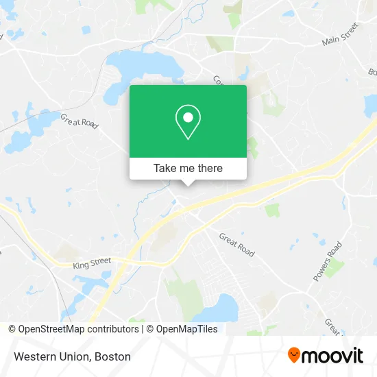 Western Union map