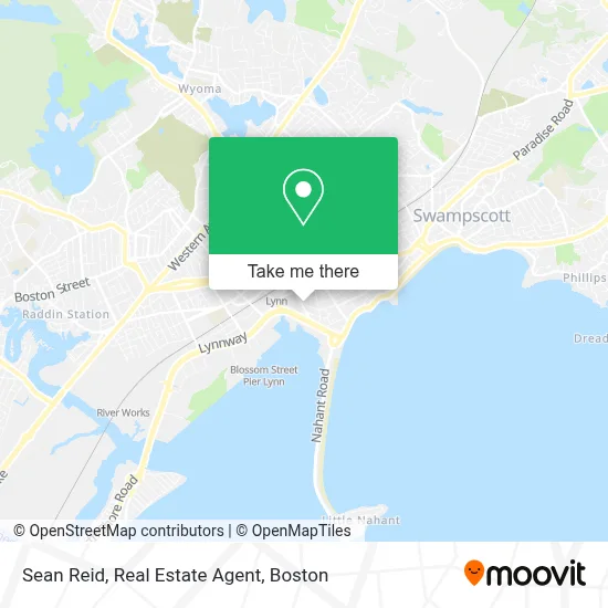 Sean Reid, Real Estate Agent map