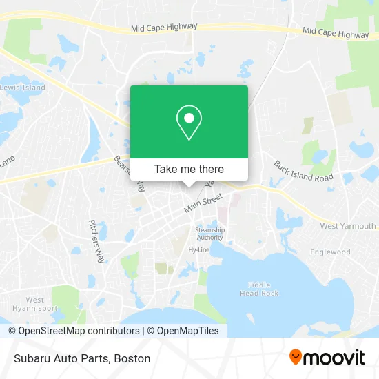 Subaru Auto Parts map