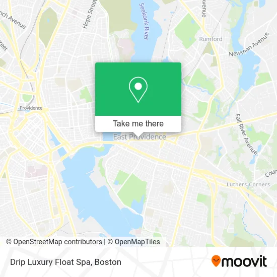 Drip Luxury Float Spa map