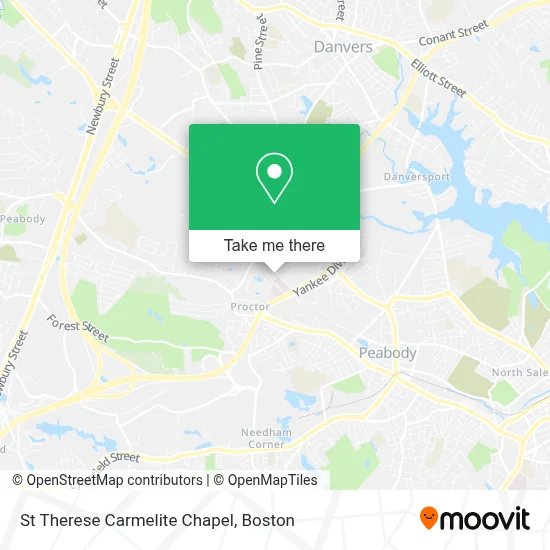 St Therese Carmelite Chapel map