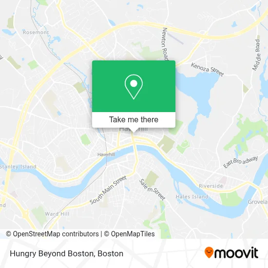 Hungry Beyond Boston map