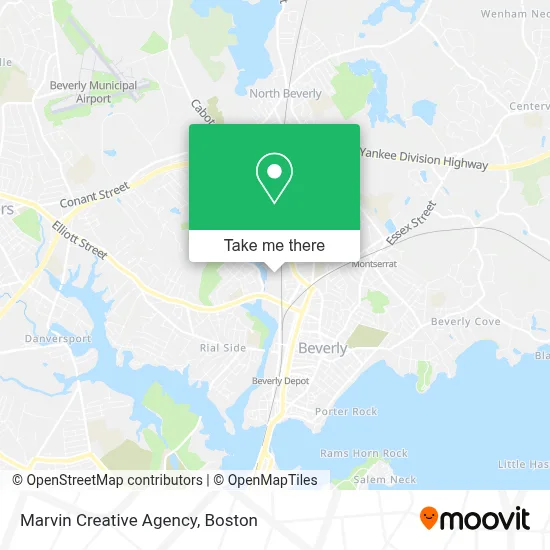 Marvin Creative Agency map