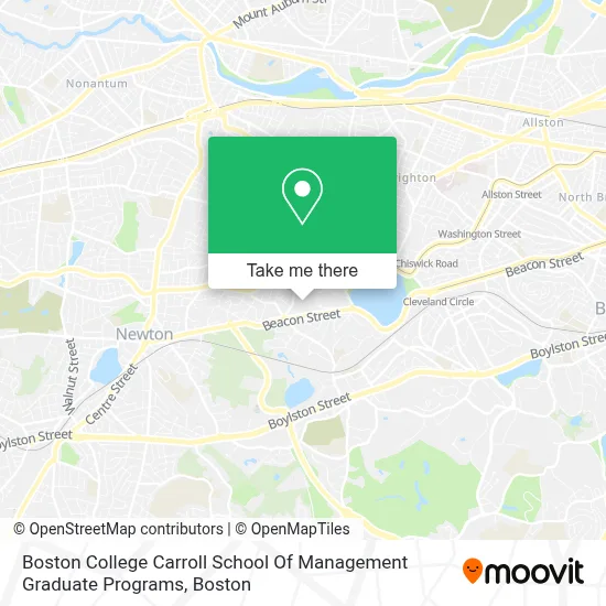 Boston College Carroll School Of Management Graduate Programs map
