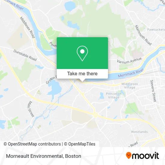 Morneault Environmental map