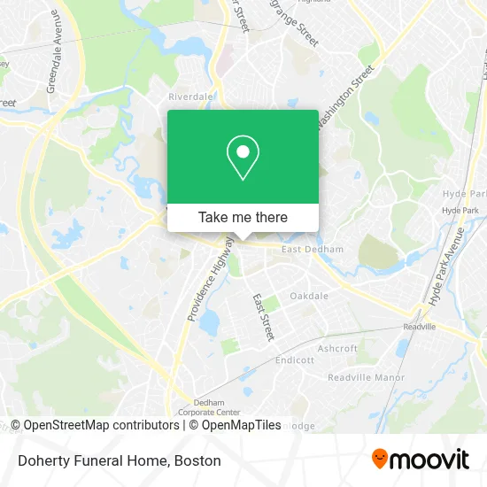 Doherty Funeral Home map