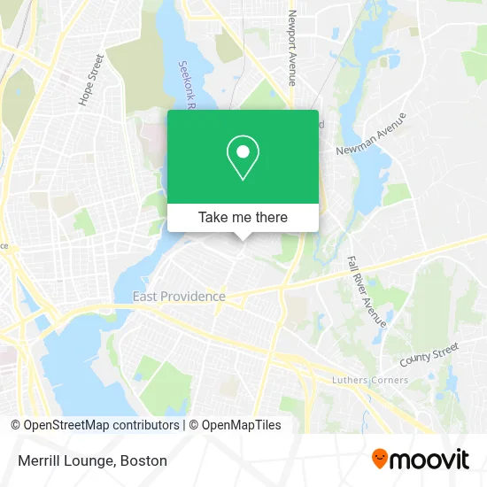 Merrill Lounge map