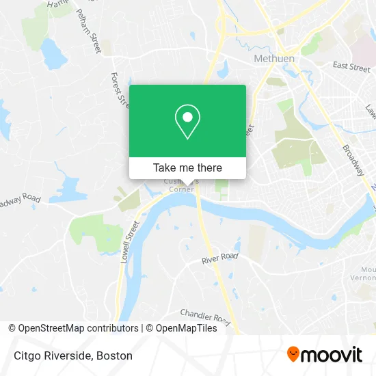 Citgo Riverside map