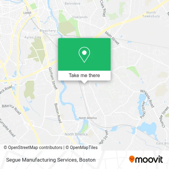 Segue Manufacturing Services map