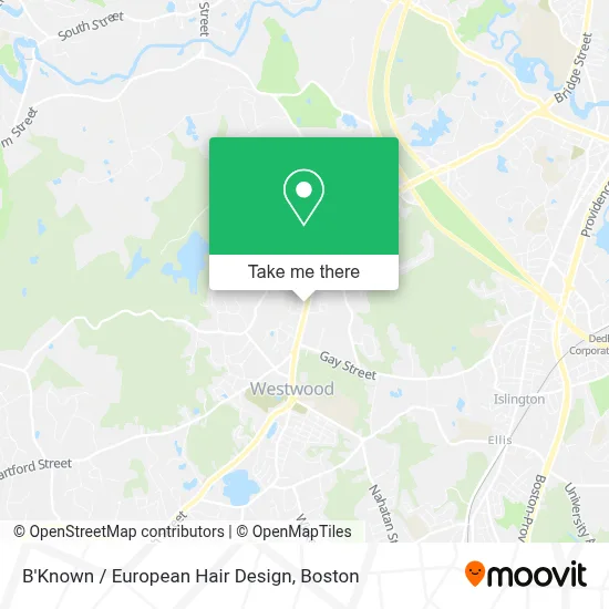 B'Known / European Hair Design map