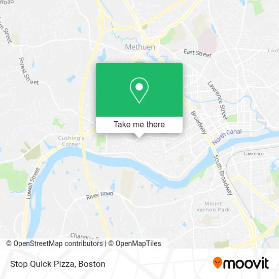 Stop Quick Pizza map
