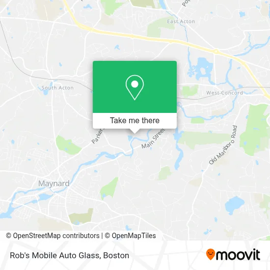 Rob's Mobile Auto Glass map