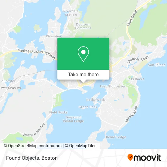 Found Objects map