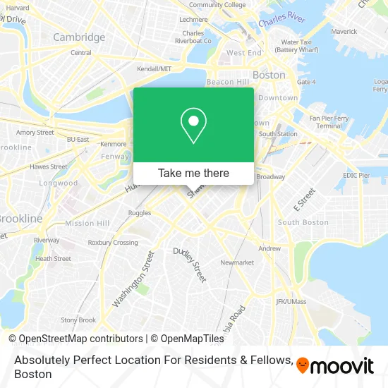 Absolutely Perfect Location For Residents & Fellows map