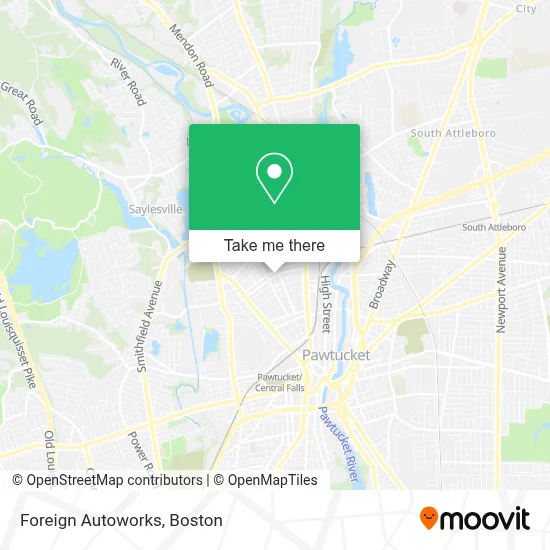 Foreign Autoworks map