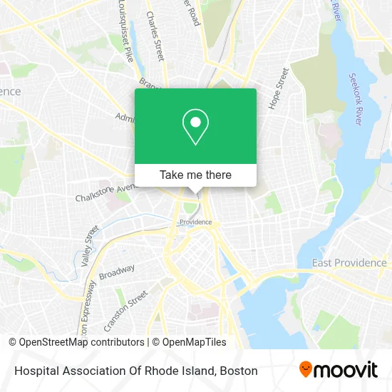 Hospital Association Of Rhode Island map