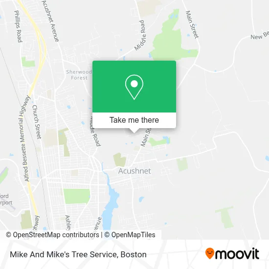 Mike And Mike's Tree Service map