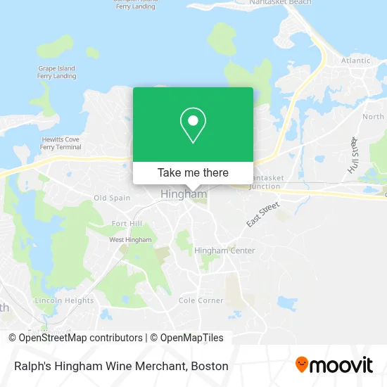 Ralph's Hingham Wine Merchant map
